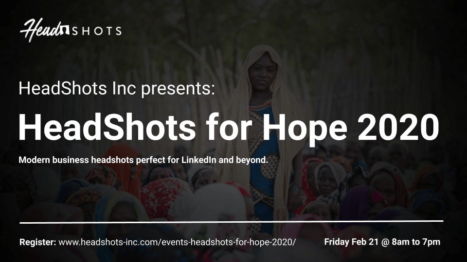 Announcing: HeadShots for Hope 2020