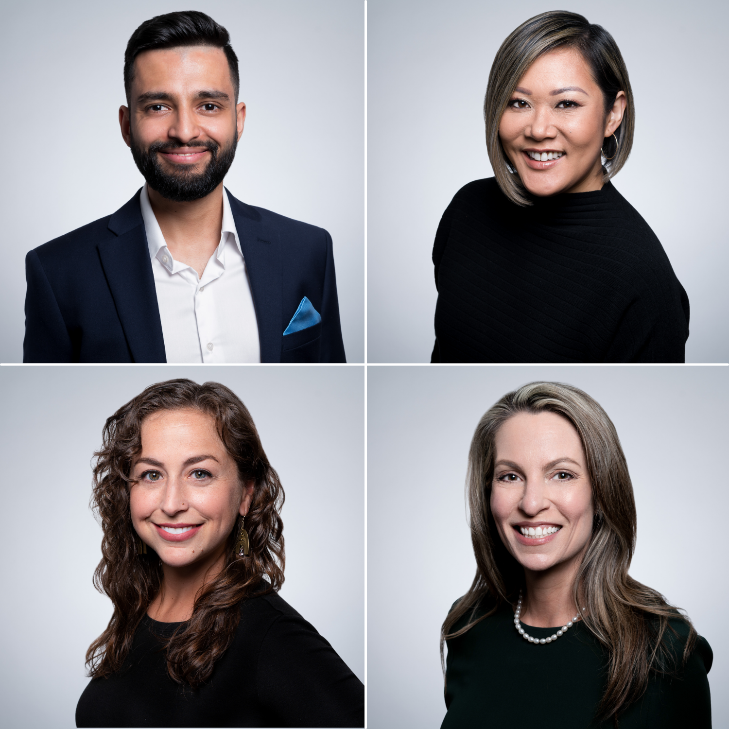 corporate headshots example of group