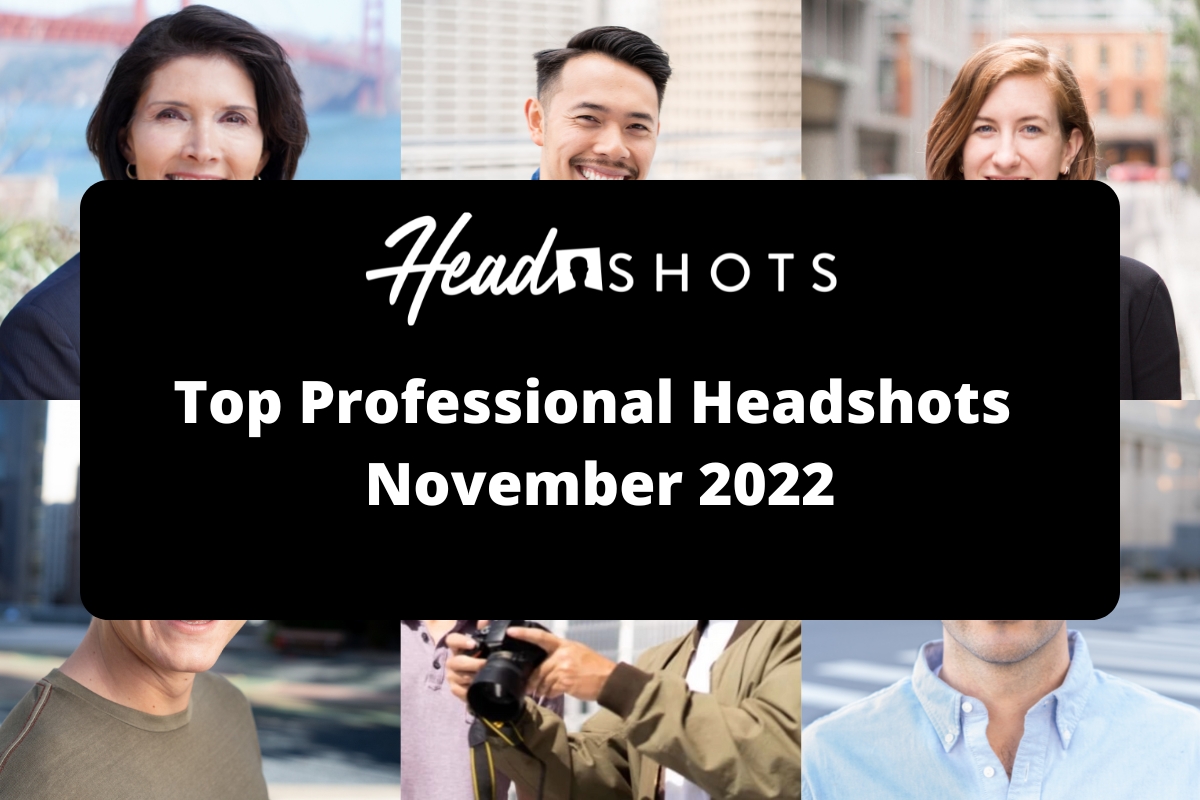Top professional headshots of November 2022 header image