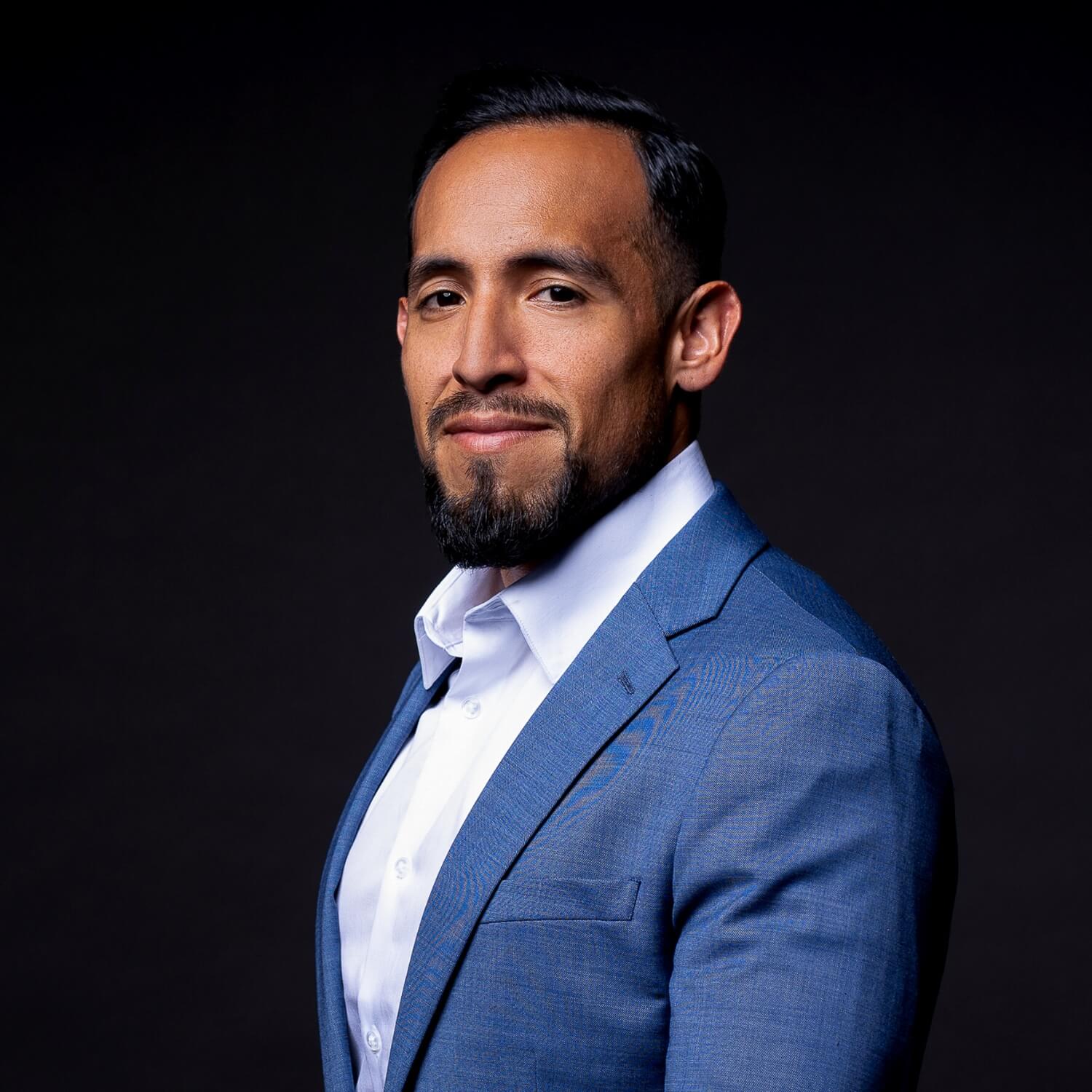 professional headshot example for male fitness coach