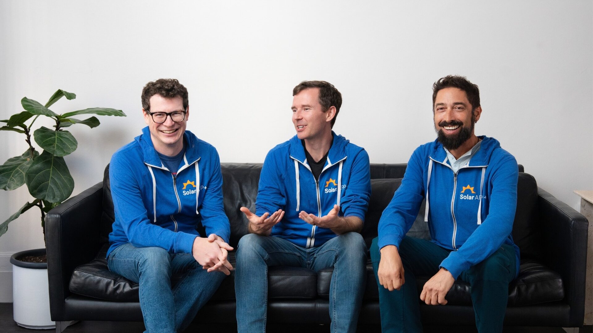 fun tech startup group photo