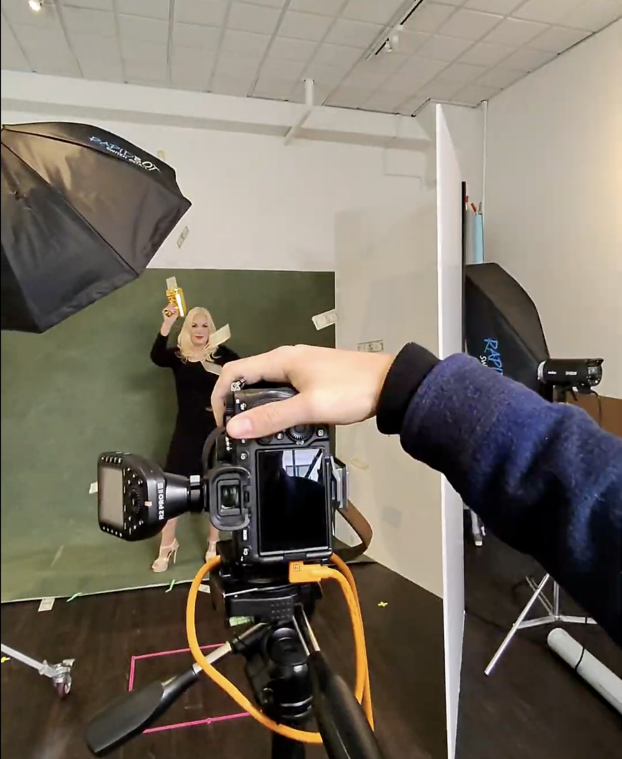 bts money gun creative photos