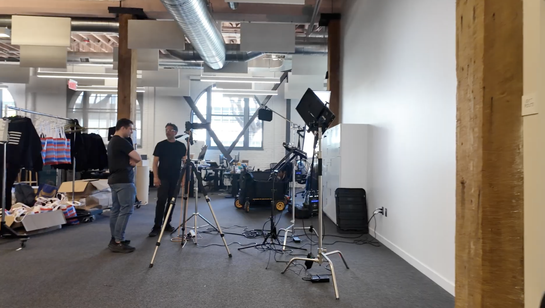 bts team headshot setup