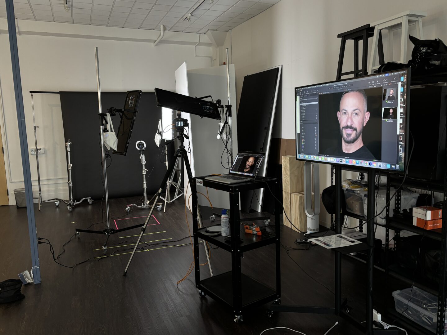 behind the scenes san francisco headshot studio