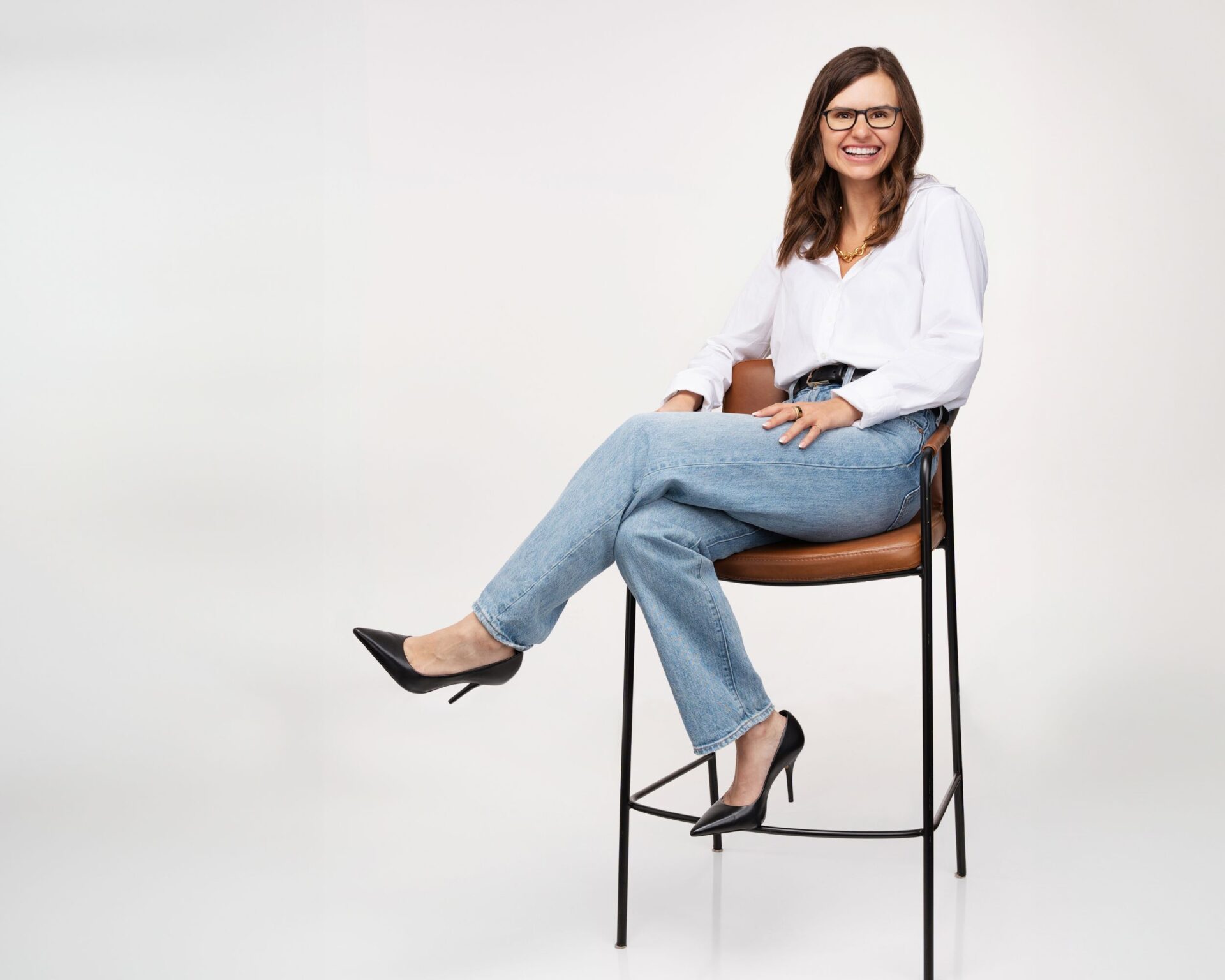 professional headshots in studio environment