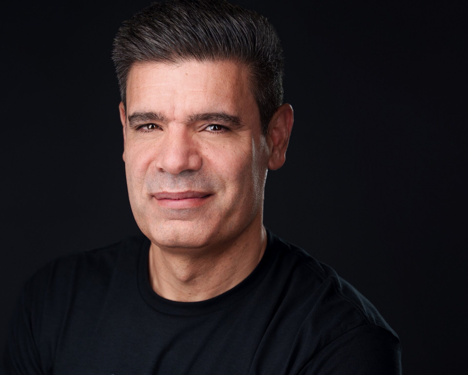 cool tech professional headshot for startup