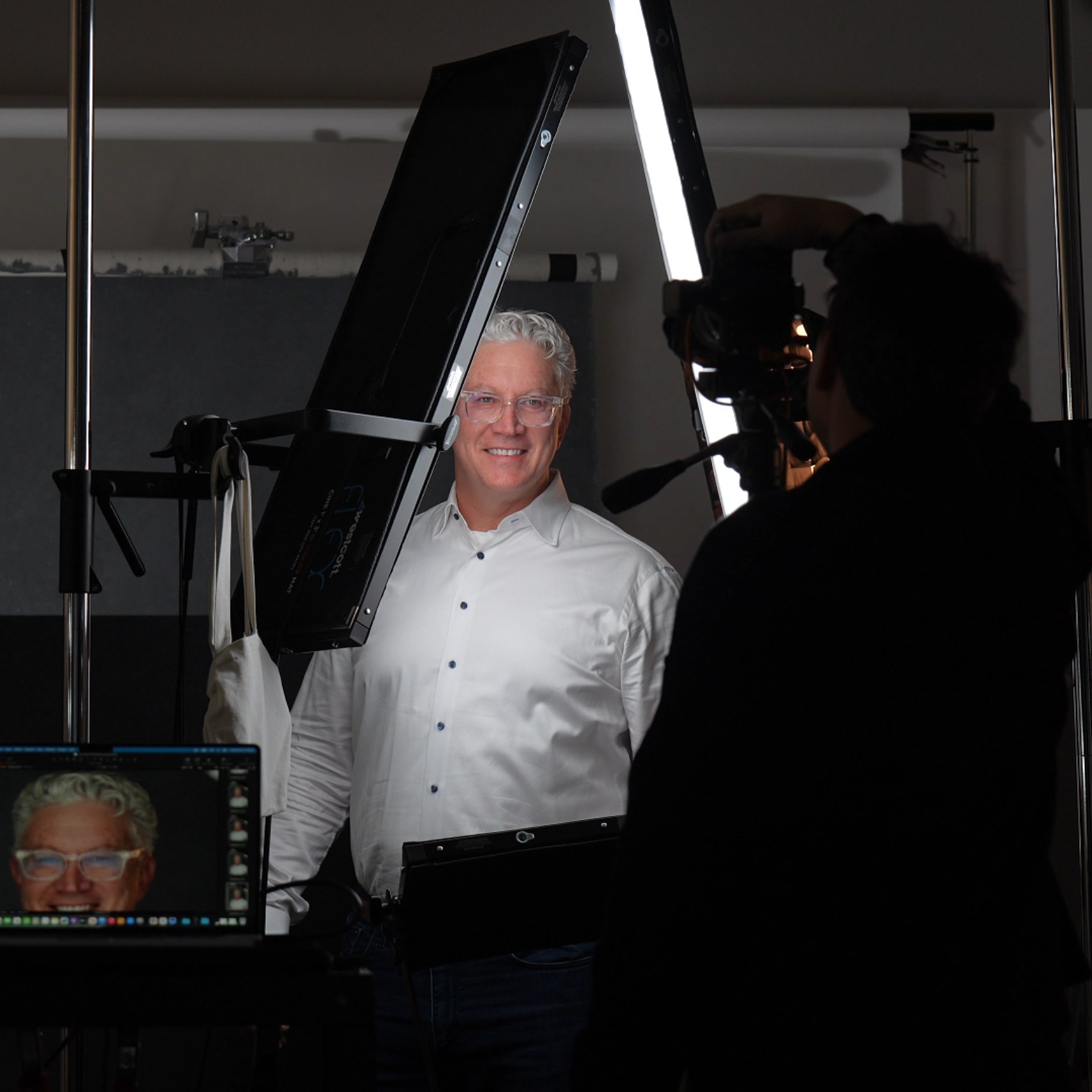 studio professional headshots for an executive